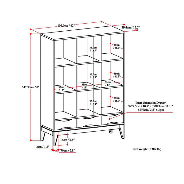 Harper - Cube Storage With Drawers