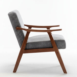 Accent Chair, Classic Mid Century Modern For Extra Seating