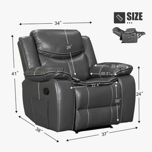 Recliner Chair With Vibration And Heating