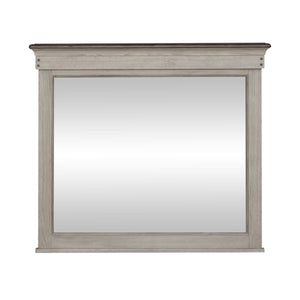 Ivy Hollow - Landscape Mirror - Weathered Linen / Dusty Taupe