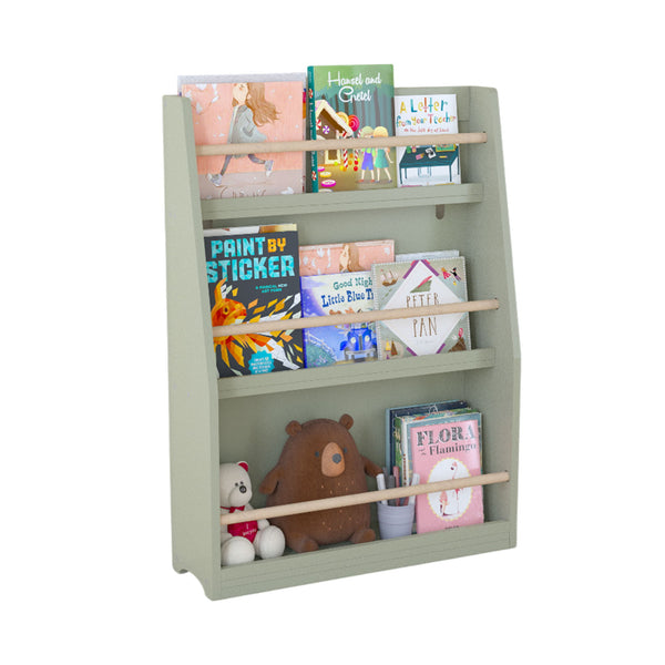 3 Tier Book Shelf, Compact Storage For Bedrooms