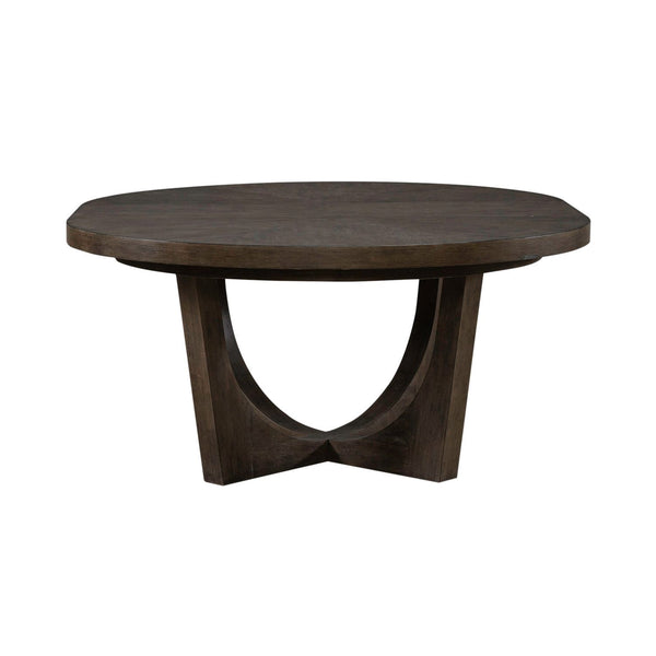 Cascade Falls - Pedestal Table - Satin Espresso
