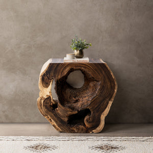 Adrynia - Console Table - Dark Brown