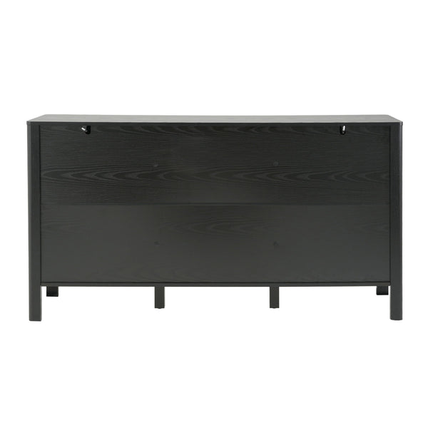 Colored Fluted Sideboard With 3 Doors And 1 Drawer