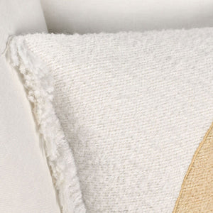Renewed - Rahun Pillow - Yellow / Ivory