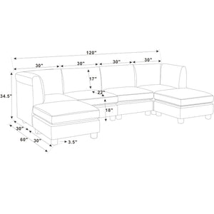 Upholstered Modular Sectional
