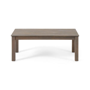 Avacyn - Outdoor Loveseat And Coffee Table Set With Cushions - Dark Gray