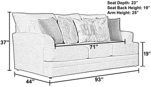 Zeller - Sofa - Cream