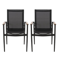 Barrister - Dining Chair (Set of 2) - Black / Natural