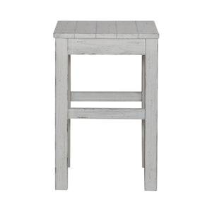 River Place - Console Stool - Riverstone White & Tobacco