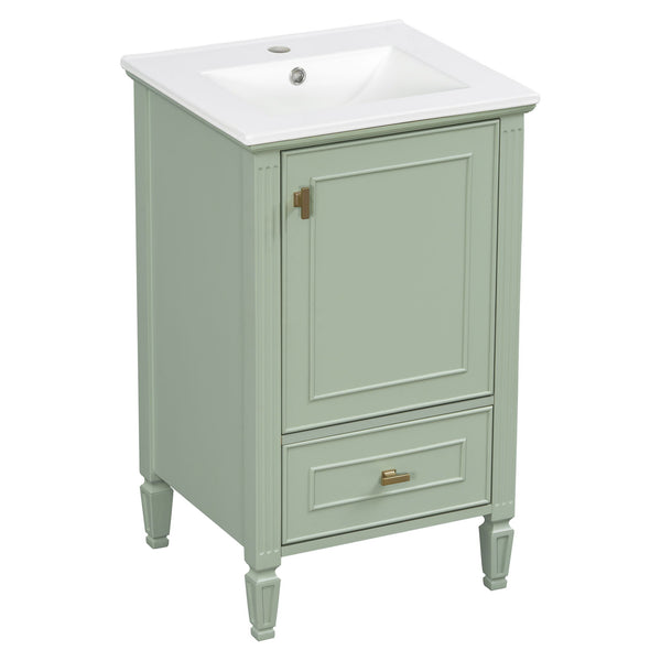 Retro Bathroom Vanity With Sink