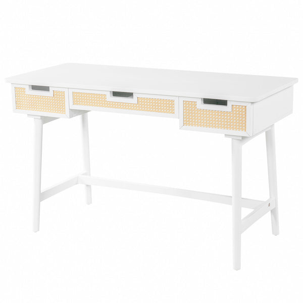 Writing Desk With 3 Drawers For Living Room