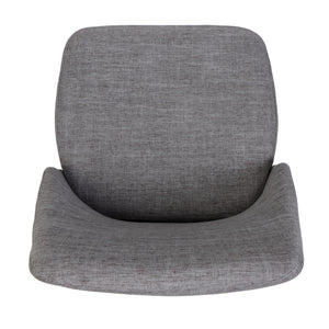 Modern Dining Chair With Iron Legs And Wood Finish