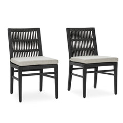Westville - Outdoor Dining Chair (Set of 2) - Black