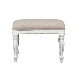 Magnolia Manor - Accent Bench - Antique White
