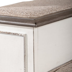 Magnolia Manor - Pet Steps - Antique White
