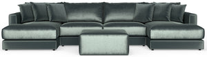 Remington - Modular Sofa And Cocktail Ottoman - Pine