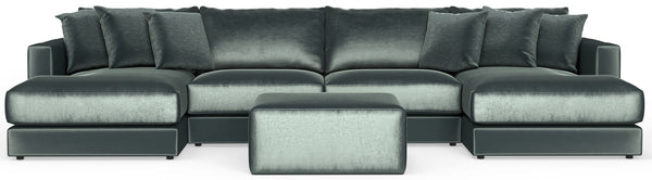 Remington - Modular Sofa And Cocktail Ottoman - Pine