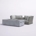 Outdoor Elegance Conversation Set With Fire Pit