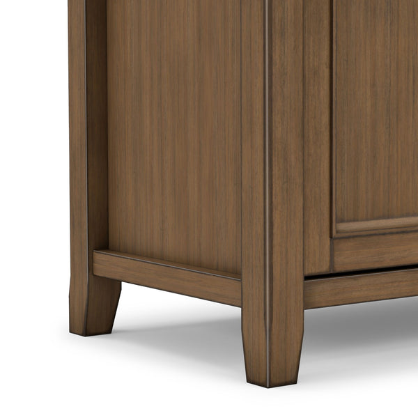 Amherst - TV Media Stand - Rustic Natural Aged Brown