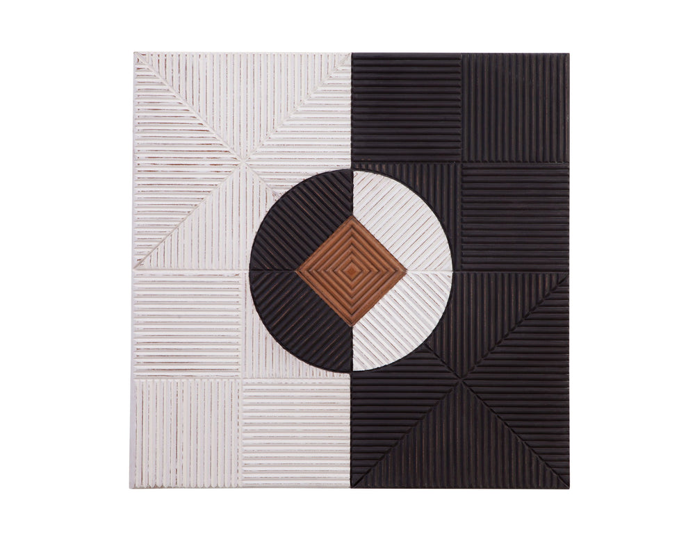 Mercury Wall Hanging - White / Black