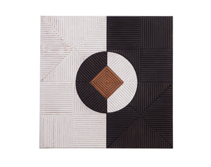 Mercury Wall Hanging - White / Black