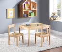 Della - 3 Piece Kids Table & 2 Chair Set