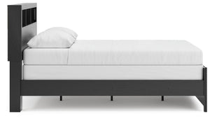 Broachmyn - Lighted Bookcase Panel Bed