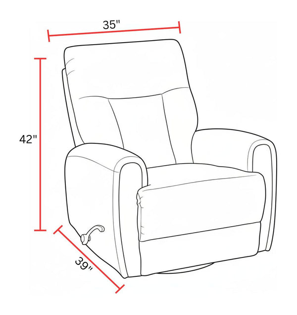 Natalia - Manual Swivel Glider Recliner (Set of 2)