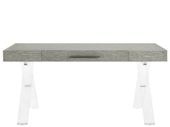 Oasis - Seascape Writing Desk - Gray / White
