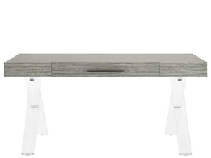 Oasis - Seascape Writing Desk - Gray / White