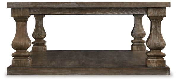 Johnelle - Rectangular Cocktail Table - Gray