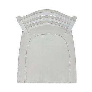 Magnolia Manor - Ladderback Swivel Bar Stool - Antique White