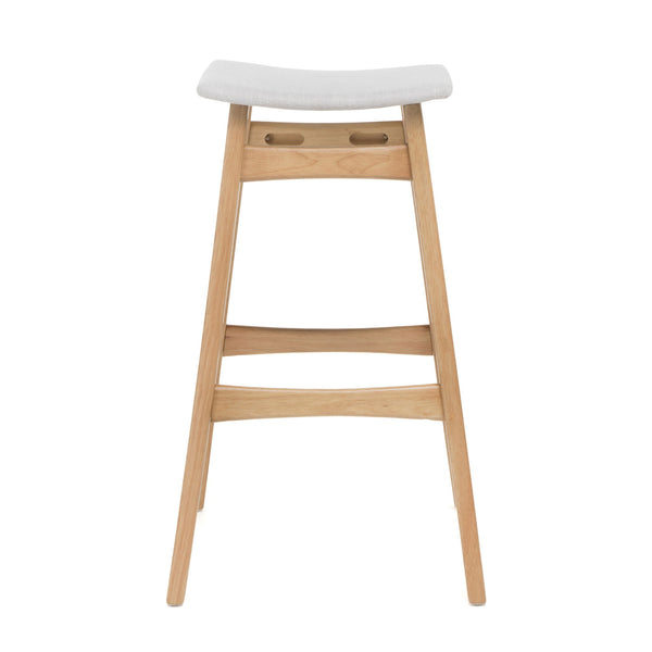Modern Bar Stool Set With Upholstered Seating
