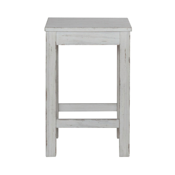 River Place - Console Stool - Riverstone White & Tobacco