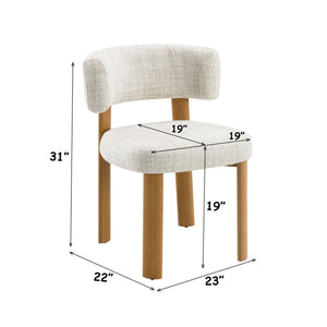 Ogin - Side Chair (Set of 2) - Beige / Gray