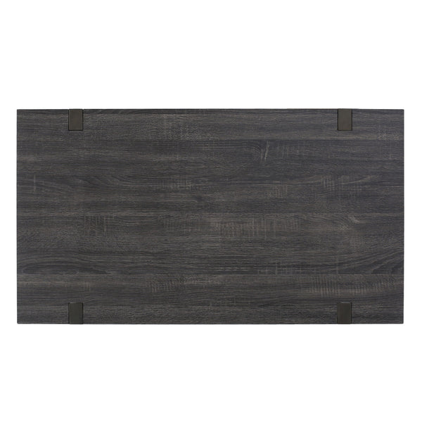 Abitha - Coffee Table With Industrial Powder Coated Metal Legs