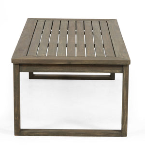 4 Person Outdoor Seating Group With Water Resistant Cushions - Dark Gray