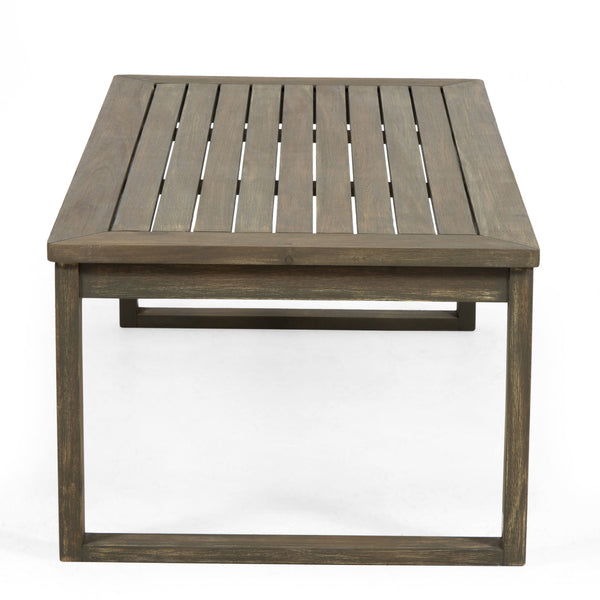 4 Person Outdoor Seating Group With Water Resistant Cushions - Dark Gray
