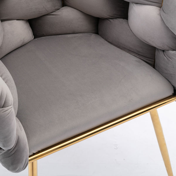 Luxury Modern Simple Leisure Single Sofa Chair Bedroom Lazy Person Household Dresser Stool Manicure Table Back Chair