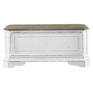 Magnolia Manor - Storage Trunk - Antique White