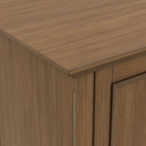 Amherst - Wide TV Media Stand - Rustic Natural Aged Brown