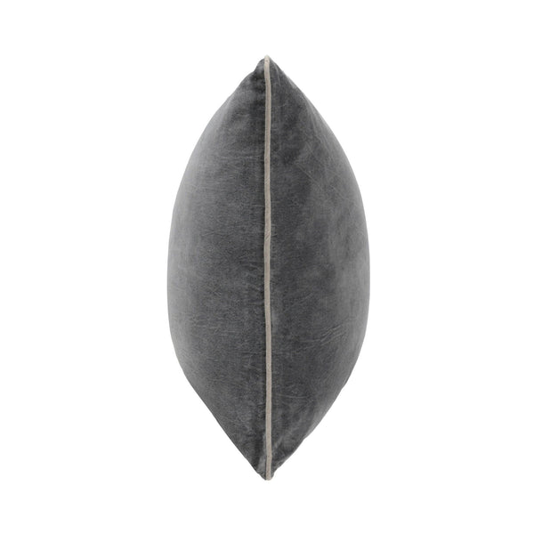 Heirloom Velvet - SLD Pillow - Stone Gray