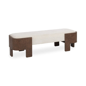 Janya - Accent Bench - Oat Cream
