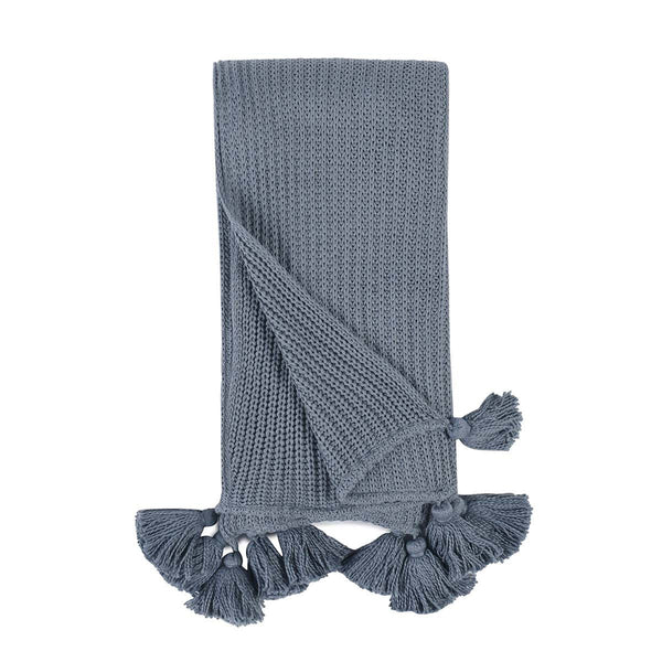 Veda - TC Throw - Sea Fog Blue