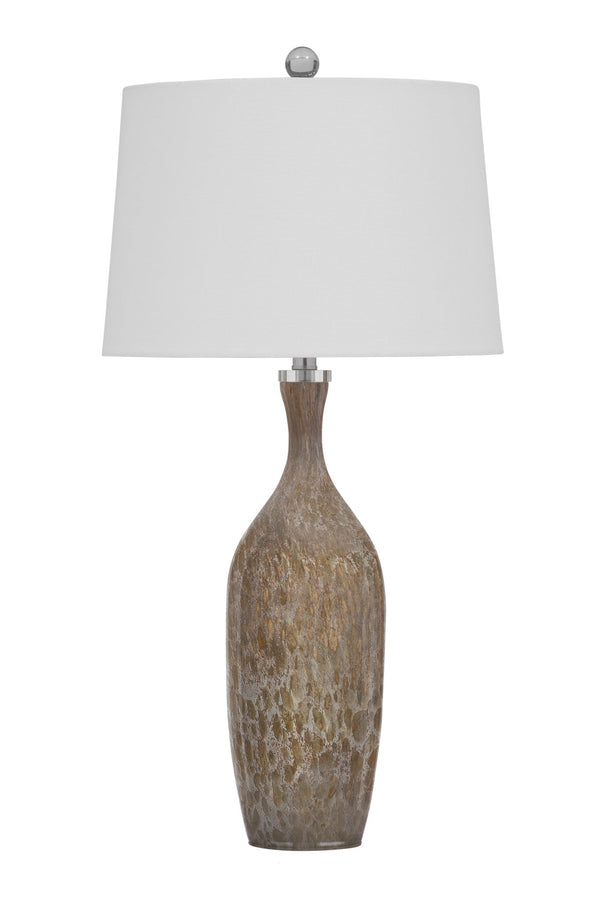 Greeley - Table Lamp - Dark Brown / White