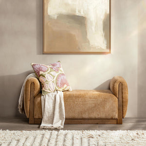 Soraya - Accent Bench - Spiced Amber