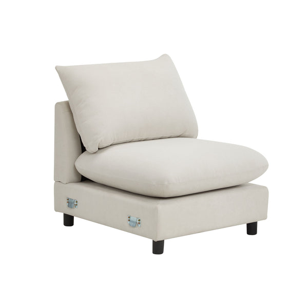Oversize Modular Free Combination Sectional Sofa Couch With Ottoman For Living Room