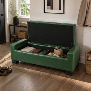Tufted Storage Ottoman Bench