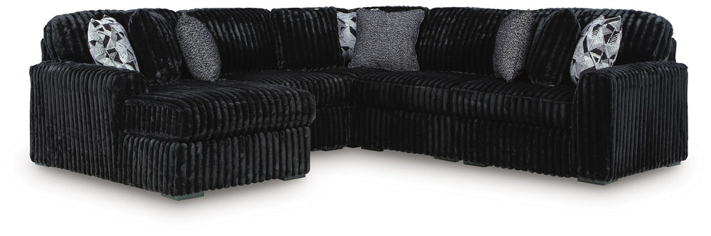 Midnight-Madness - 5 Piece Sectional